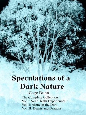 cover image of Speculations of a Dark Nature